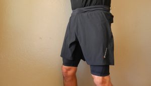 side view of Montane 2SK trail run short