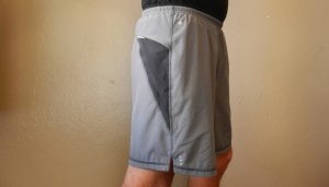 side view of Smartwool 7 inch shorts