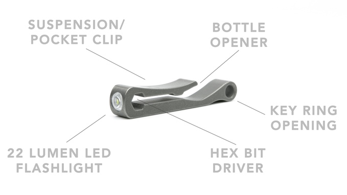 titanium pocket clip features