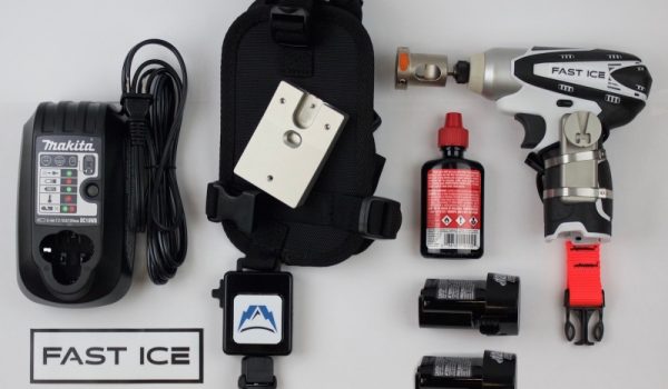 Fast Ice Reviewed: A Power Drill System That Will Change Your Ice Screw Setting Game