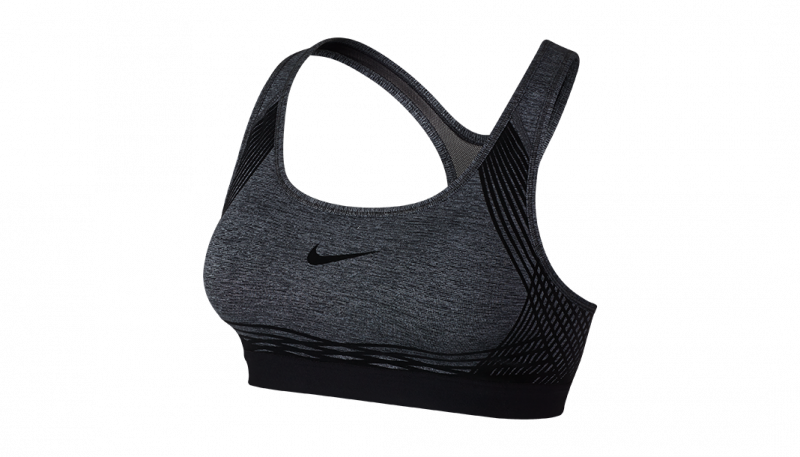 Nike Medium Pad Bra High Neck Neo Black –