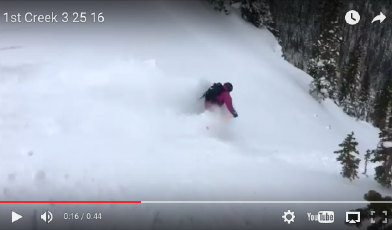 Heads Up Backcountry Riders: Skier Triggers Slab Avalanche
