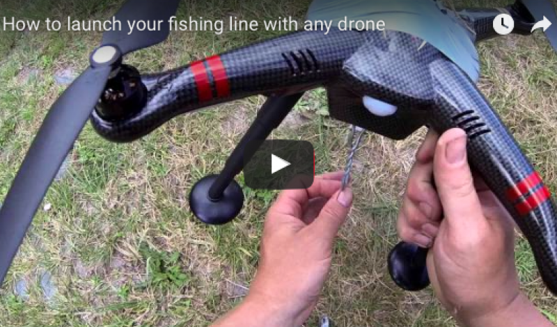 GearBait: How to Launch Your Fishing Line with a Drone