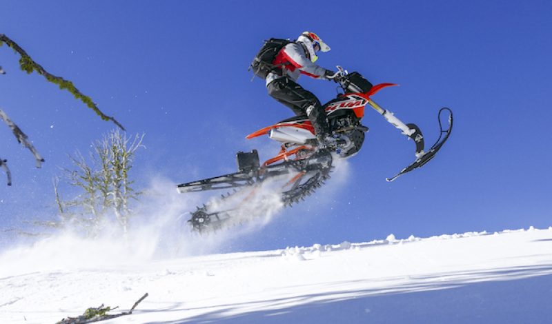 Timbersled is an Awesome Cross Between a Dirt Bike and a Snowmobile