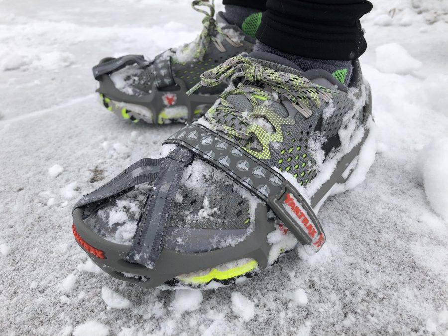 running cleats for snow